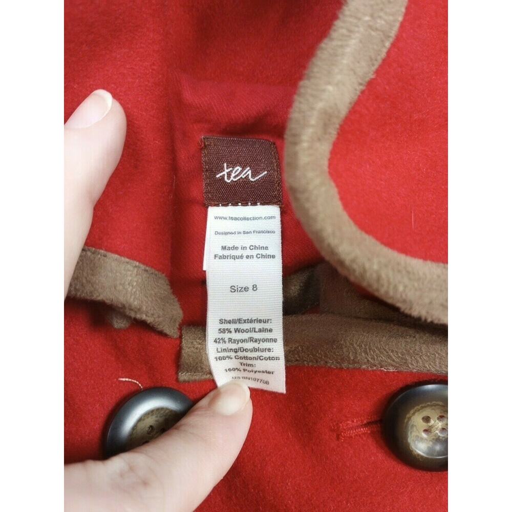 8 Tea Collection Little Red's Wool Cape - Picture 6 of 8